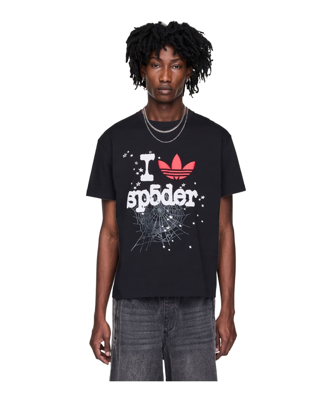 Sp5der 스파이더 x 아디다스 반팔 XL 상품이미지1