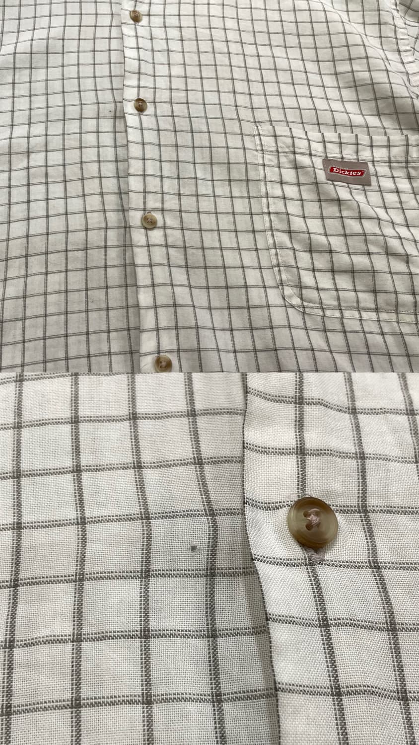 (2XL) Dickies 디키즈 체크 반팔 셔츠 상품이미지9