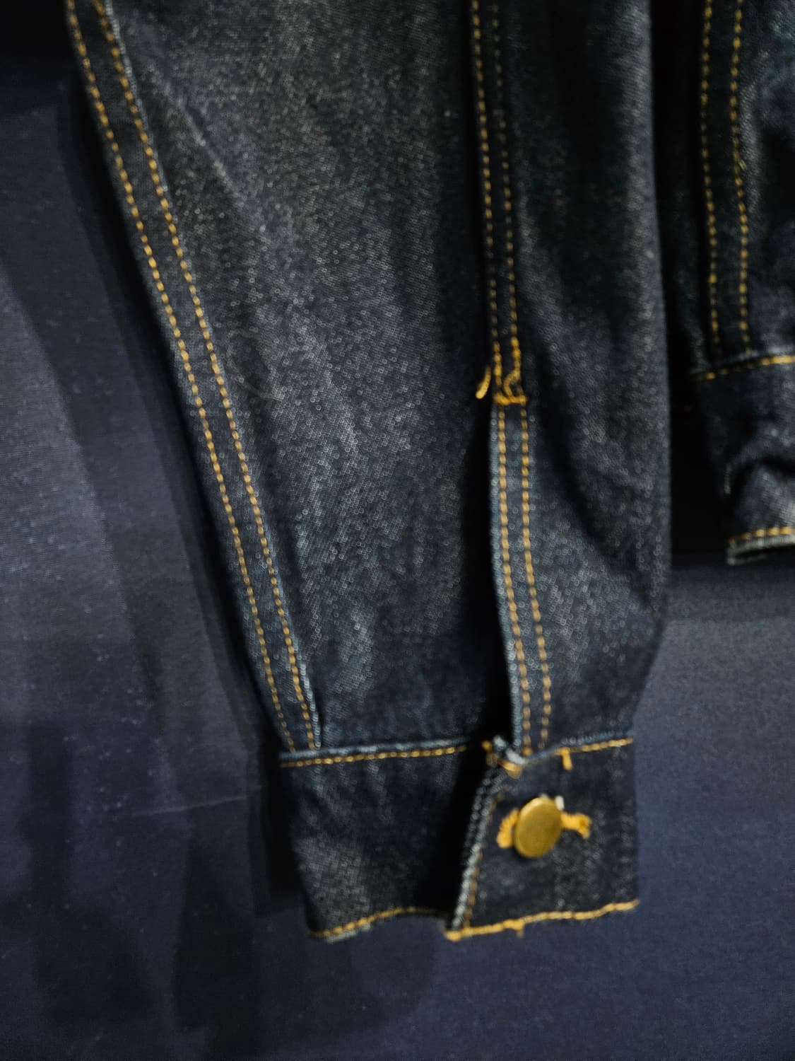 아메리칸 어패럴 네이비 남성 오버핏 90~95 데님 숏자켓  상품이미지5