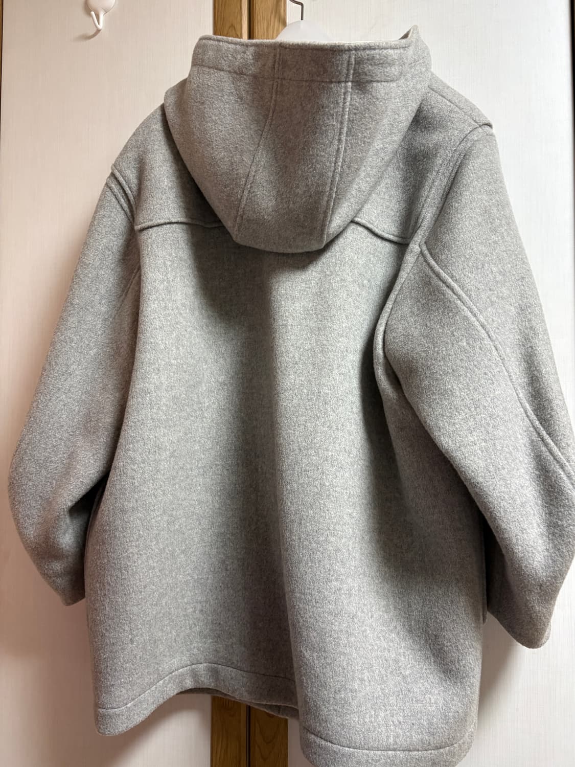 GBH half duffle coat grey 하프 더플 코트 상품이미지5