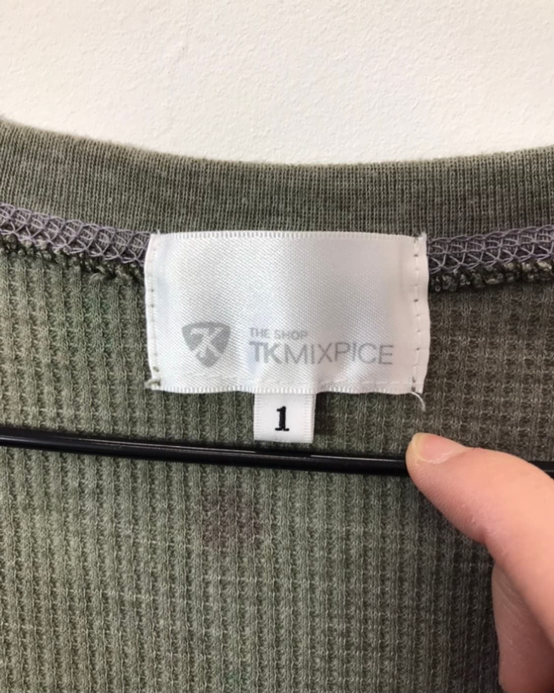 Jpn Olive Green Polka Dot T-shirts 상품이미지3