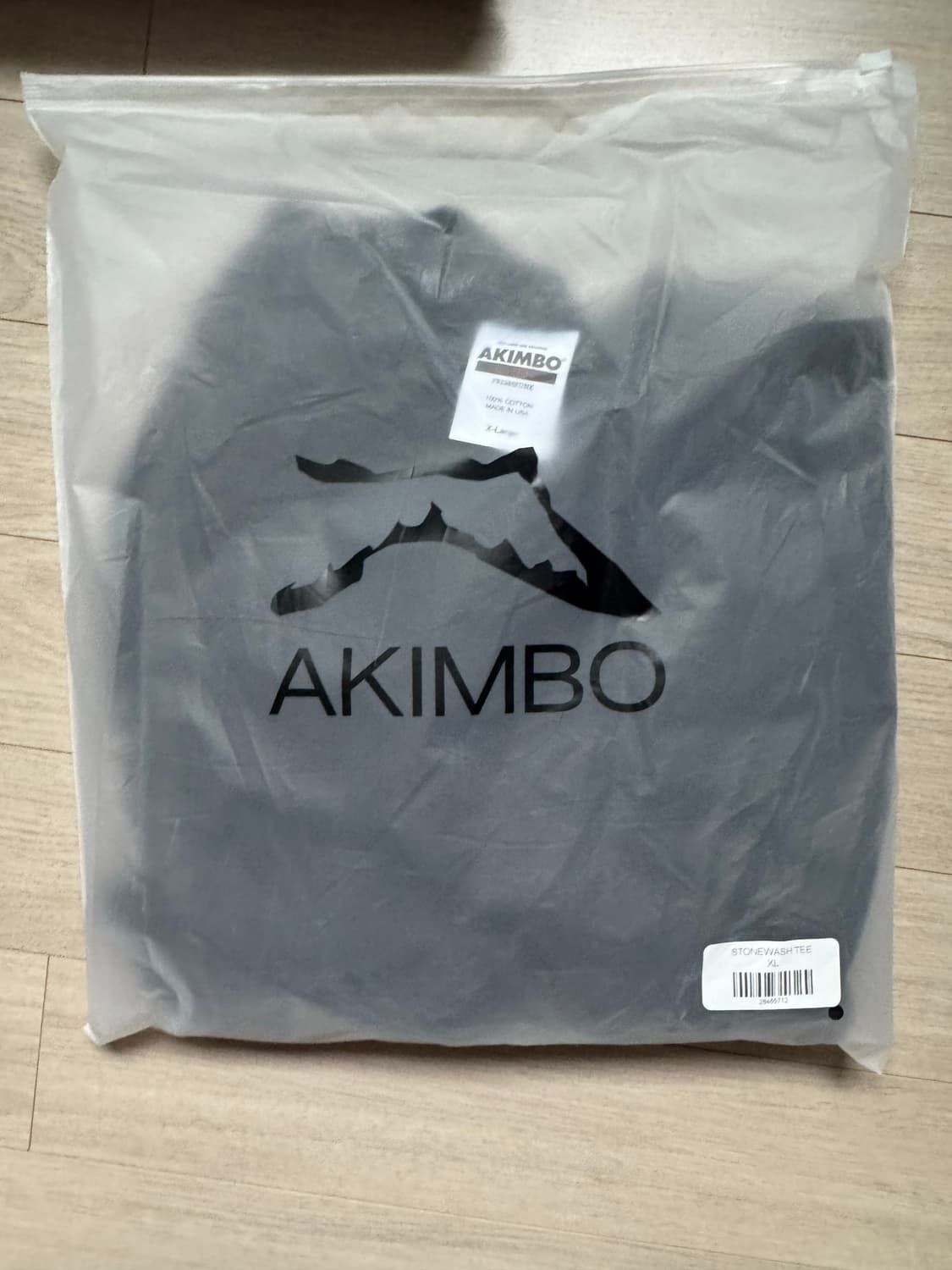 THE "1999" BLANKTEE - STONEWASHED BLACK 상품이미지2