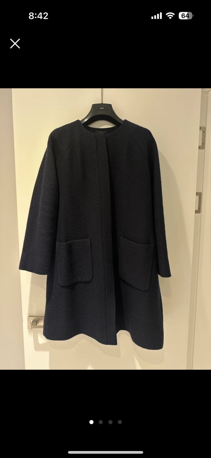 COS 네이비 울 코트 A라인 34사이즈 상품이미지1