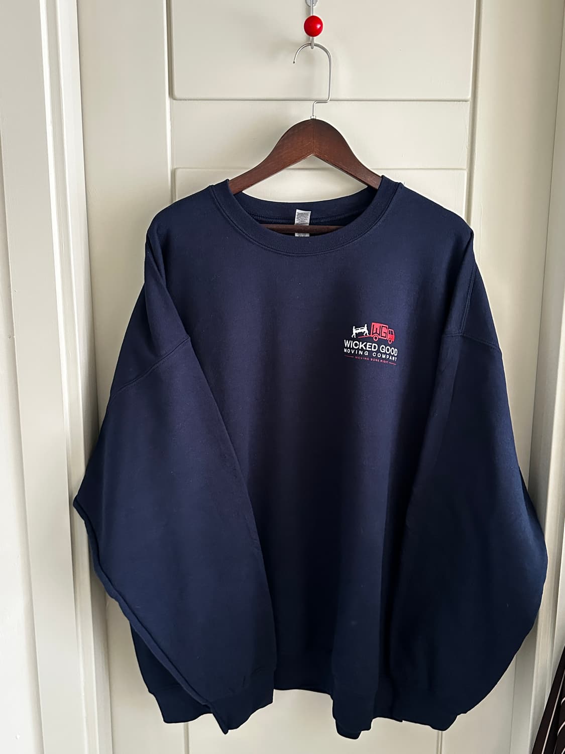 Wicked Good Moving Company 프린트 스웻셔츠 상품이미지1