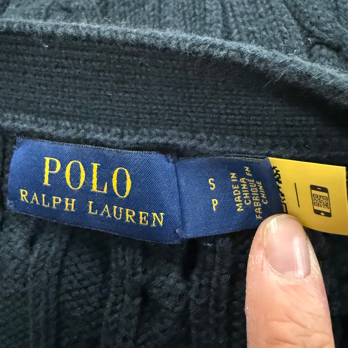 폴로 랄프로렌 블랙 니트 가디건 상품이미지5
