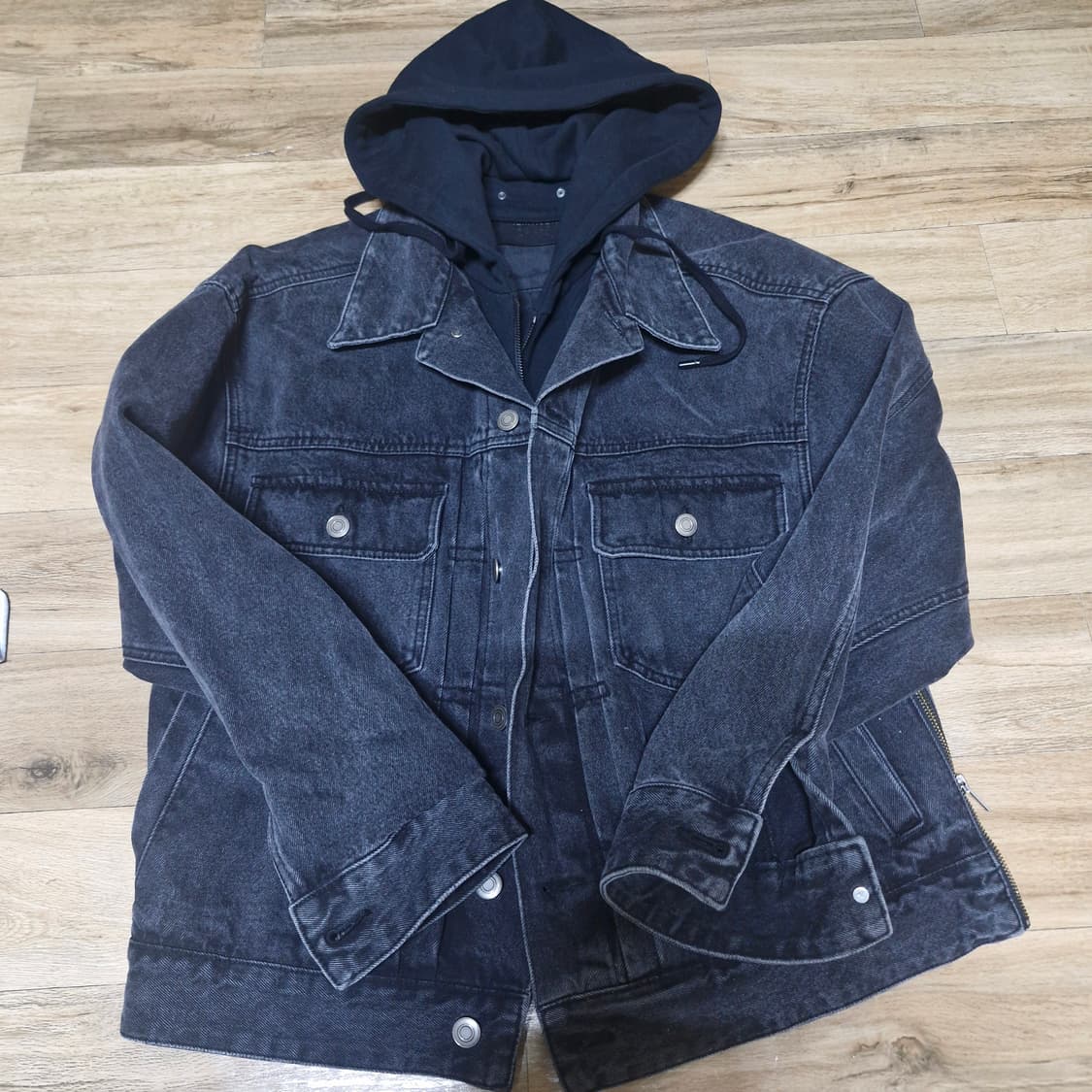 질 스튜어트 뉴욕 흑청 데님자켓 상품이미지2