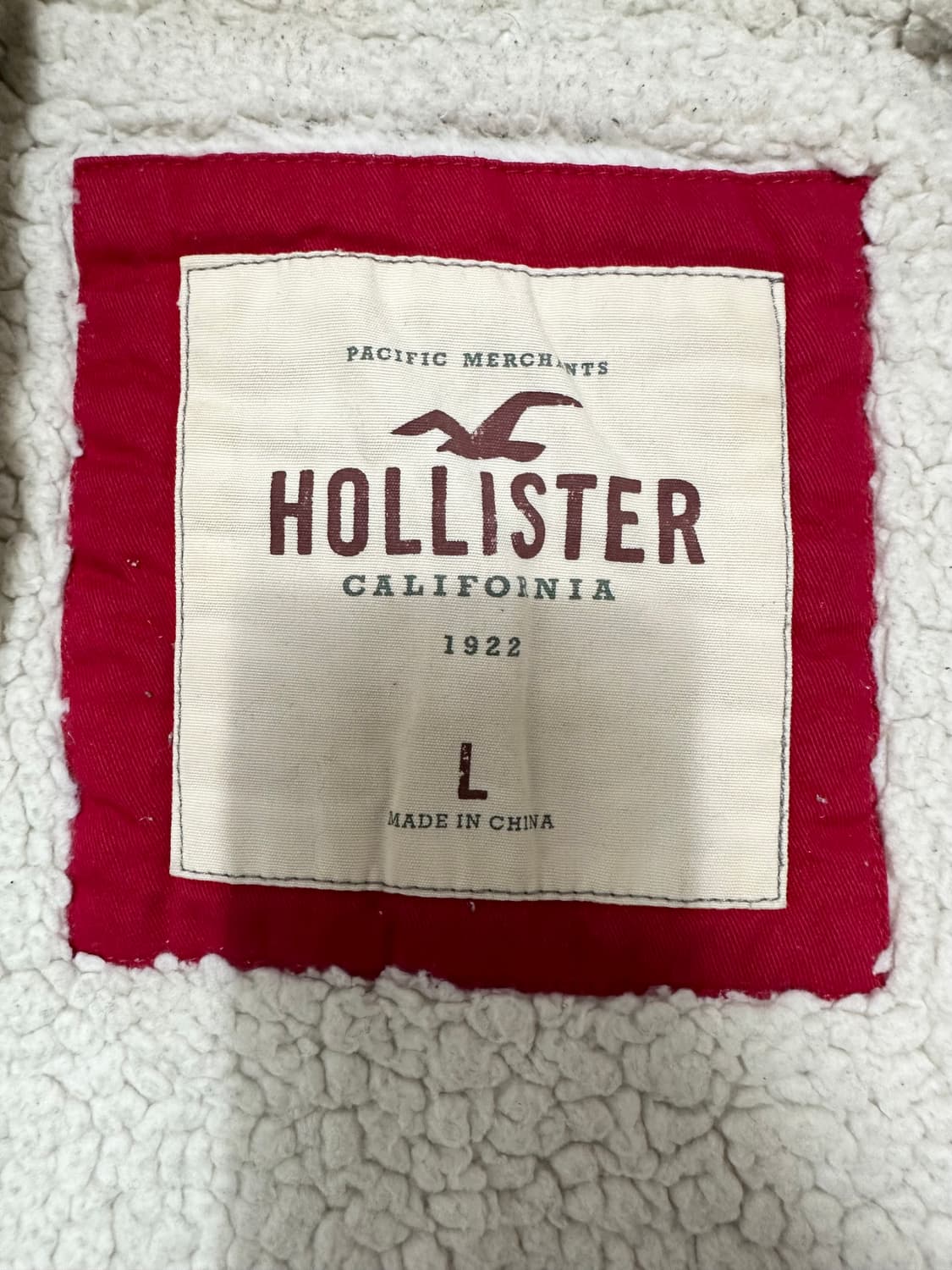 홀리스터 양털 회색 후드집업 상품이미지5