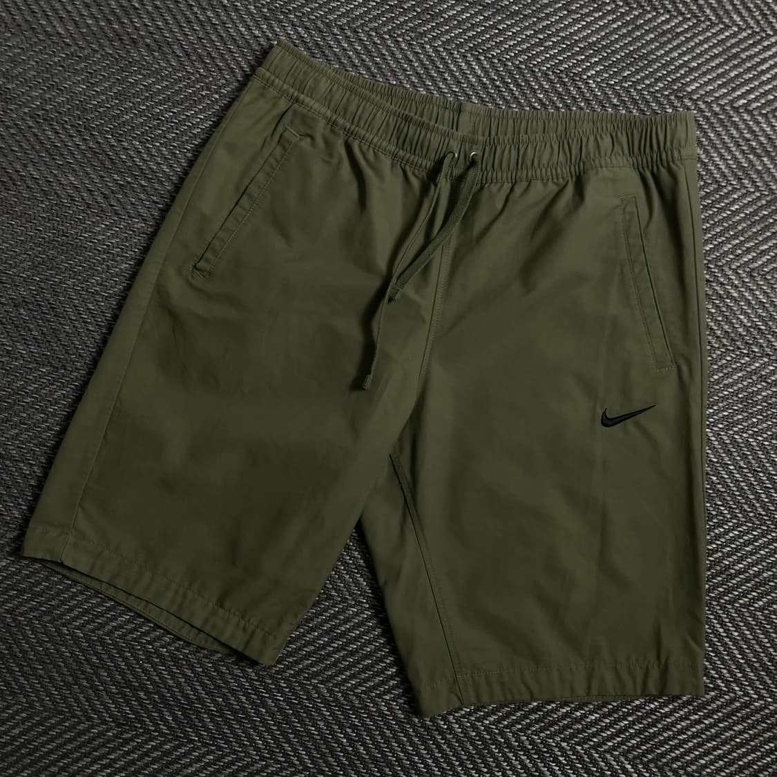 나이키 스우시 우븐 트레이닝 쇼츠 카키y 4186 상품이미지1