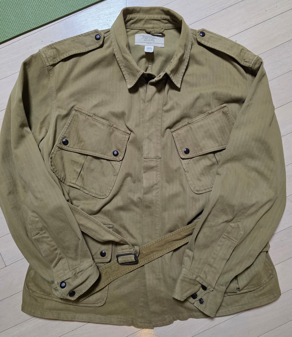 RRL 랄프로렌 / HBT 헤링본트윌 필드자켓 / XL 아미그린 상품이미지1