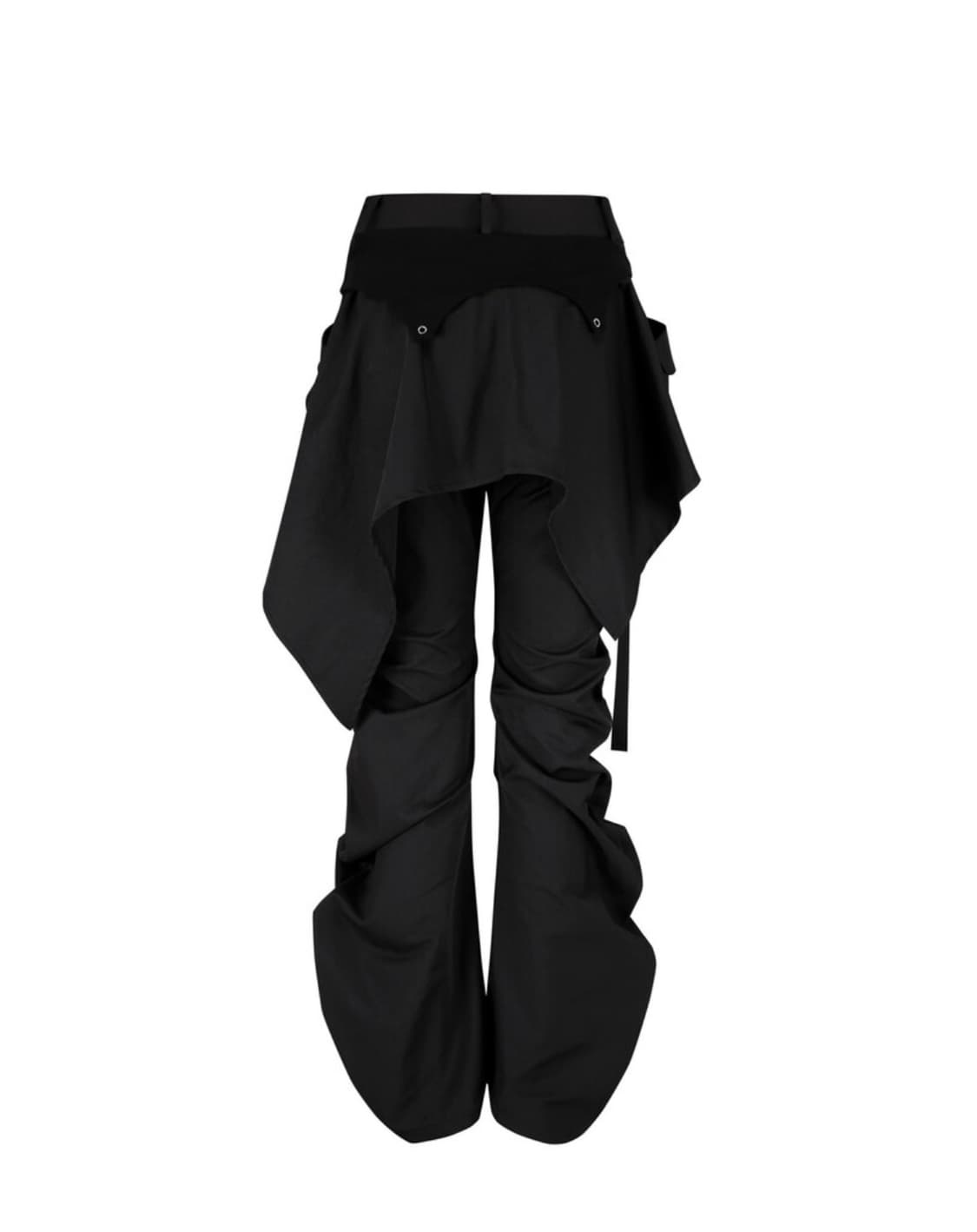카시코 레이어드 스트랩 팬츠 블랙 Layered Strap Pants 상품이미지2