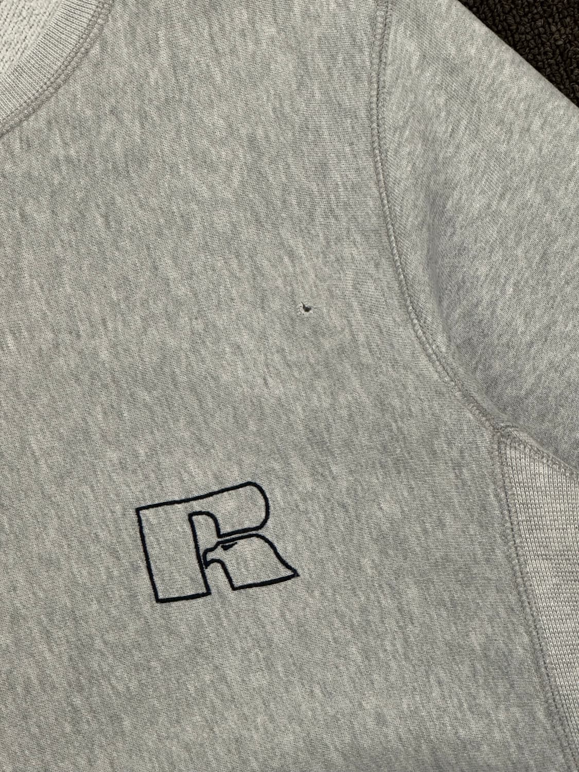 L)Russell Athletic vintage 그레이 스웻셔츠 상품이미지3