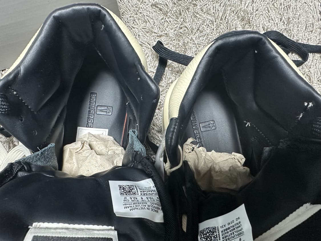 [270]  컨버스 다크쉐도우 터보웨폰 블랙 크림 상품이미지5