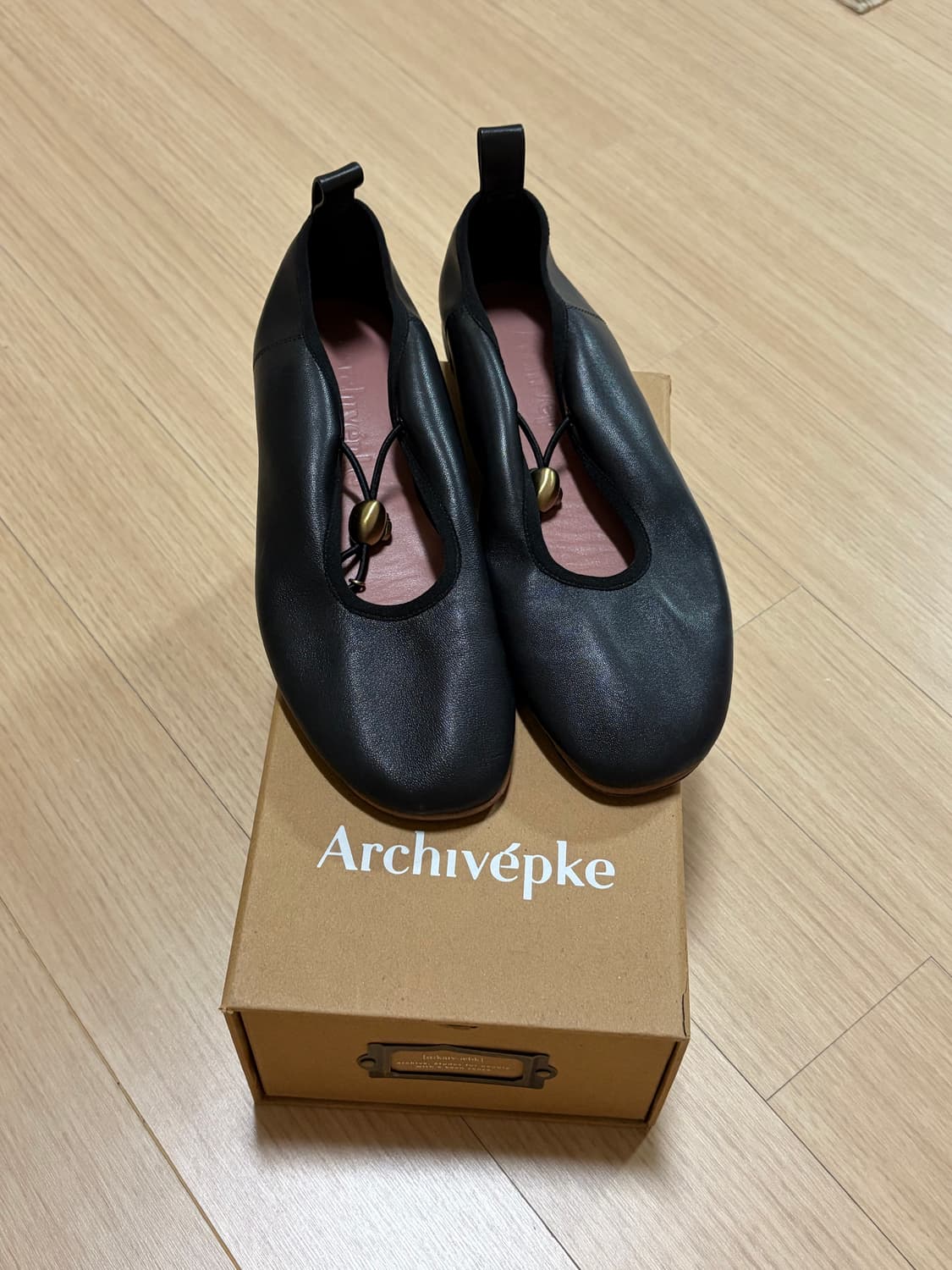 아카이브앱크 스트링 플랫슈즈 luv string flat 상품이미지2