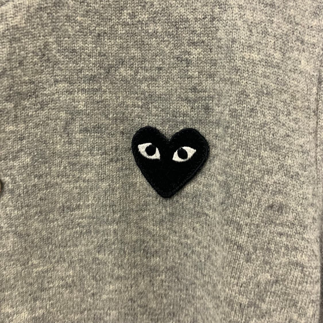 꼼데가르송 블랙와펜 그레이 라운드 니트 가디건 상품이미지3