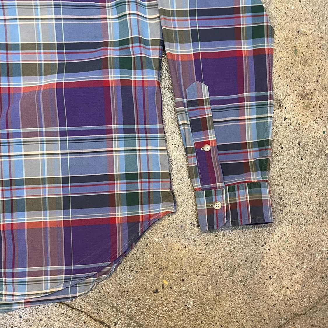 미국 빈티지 폴로 랄프로렌 긴팔 체크셔츠 상품이미지5