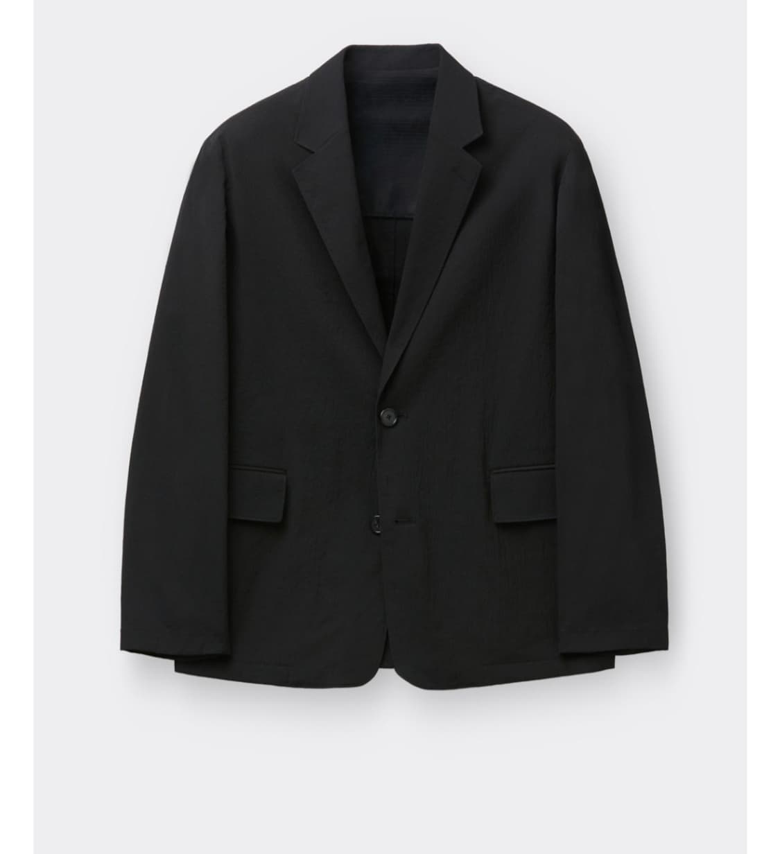 커스텀멜로우 Black Loose Fit Pleats Setup Jack 상품이미지1