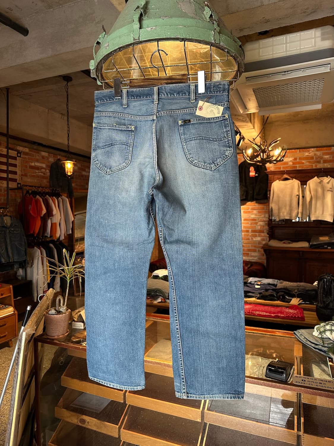 70s LEE 101B Half Selvedge Denim Pants 상품이미지5