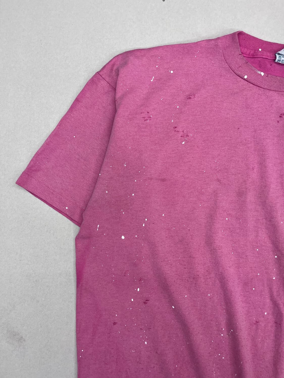 Vintage Single Stitch Pink Pocket T-Shir 상품이미지4
