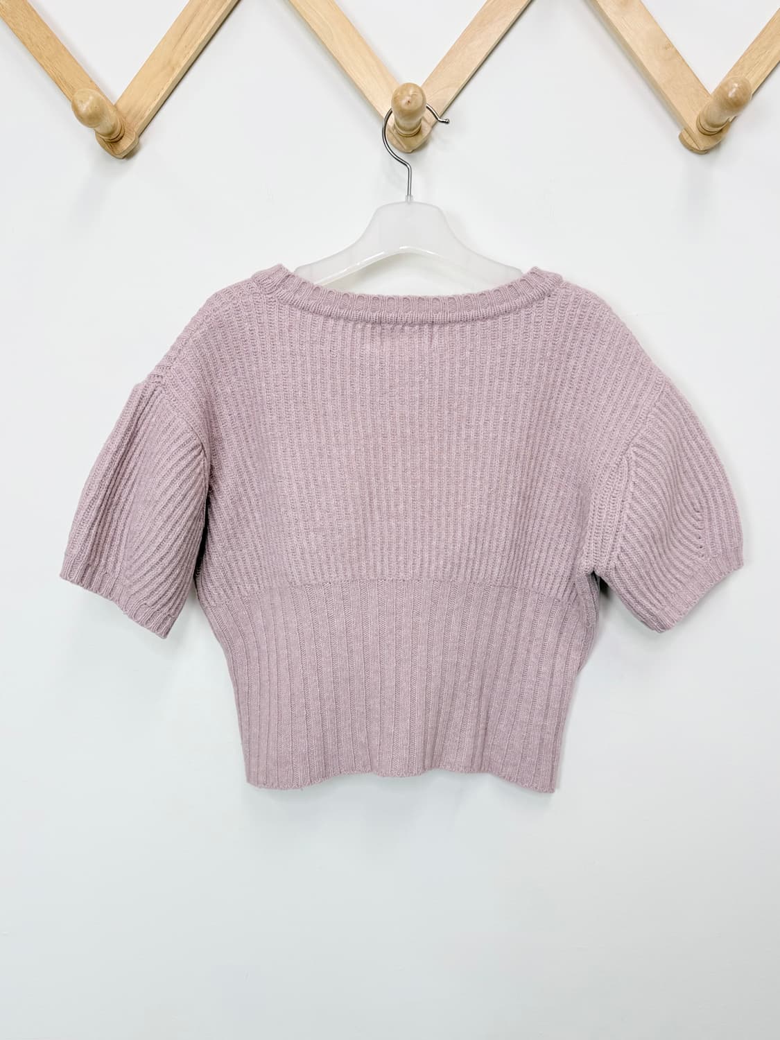 시눈 퍼프 울 반팔니트 상품이미지4