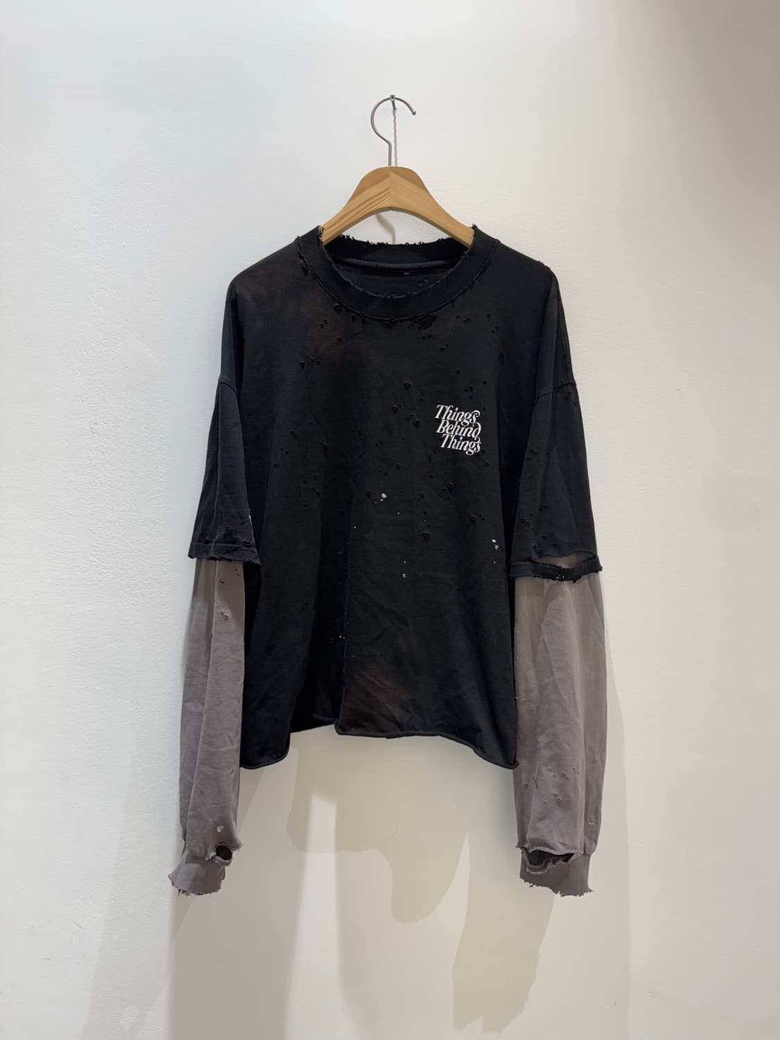 빈티지 레이어드 긴팔 상품이미지1