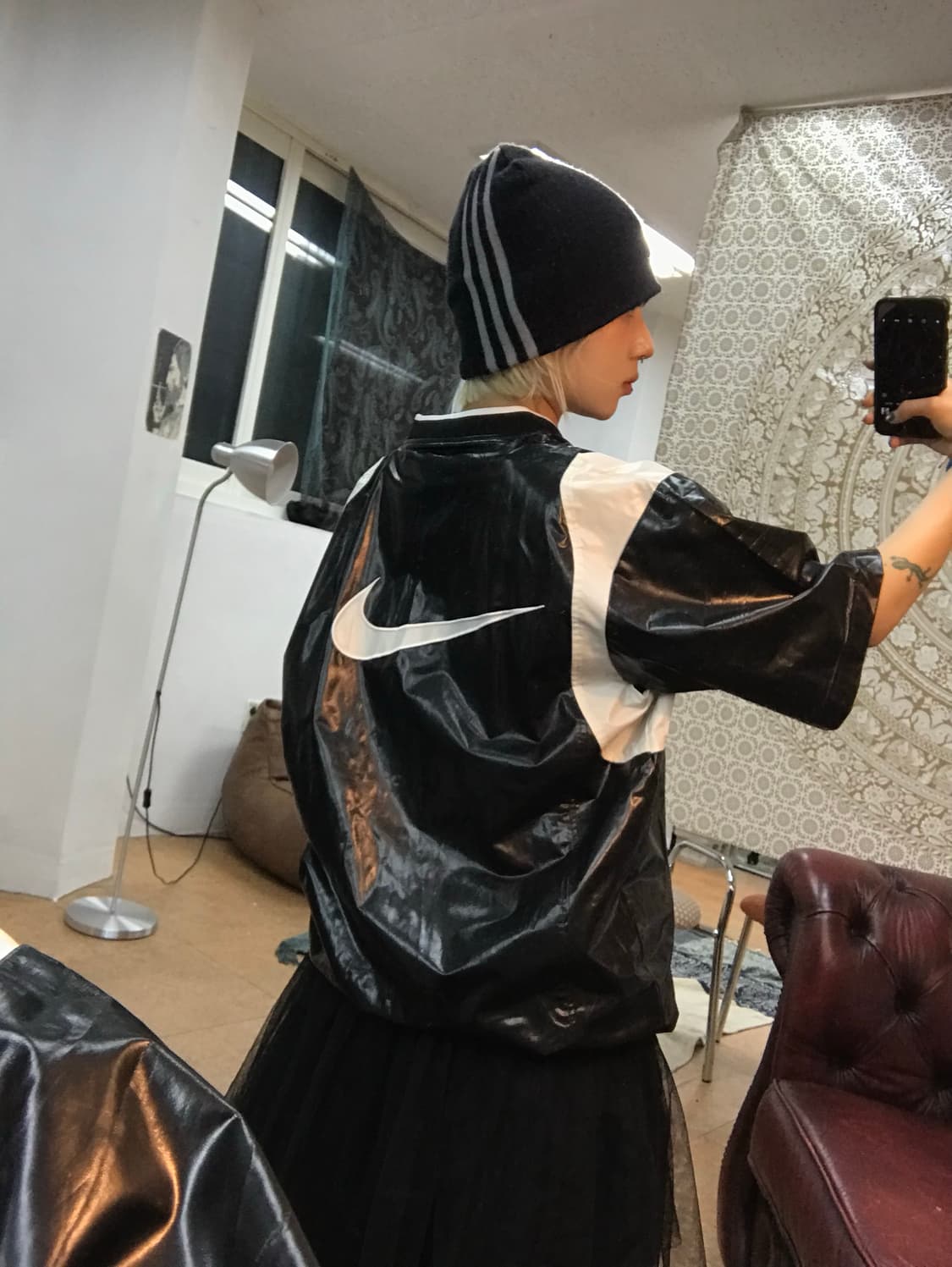 나이키 올드스쿨 반팔 브이넥 반팔 웜업 상품이미지2