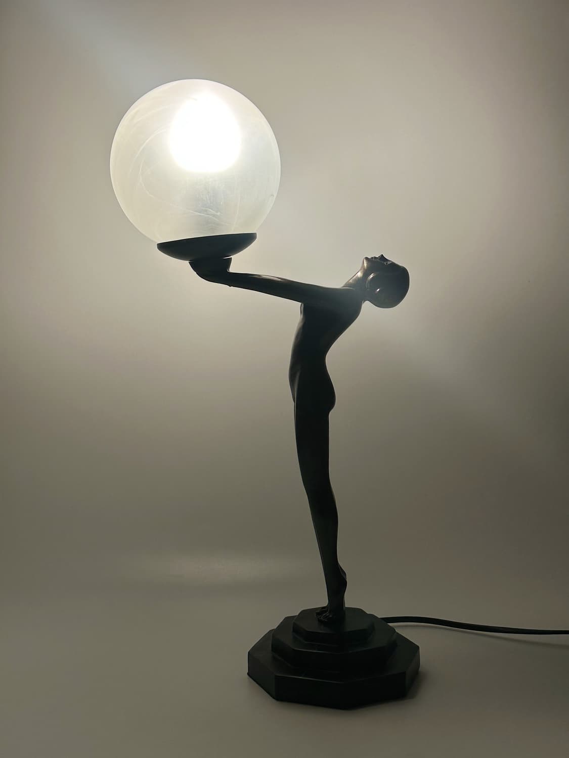 90’s 유럽 빈티지 아르데코 조명 테이블 레트로 앤틱 미드센츄리 상품이미지3