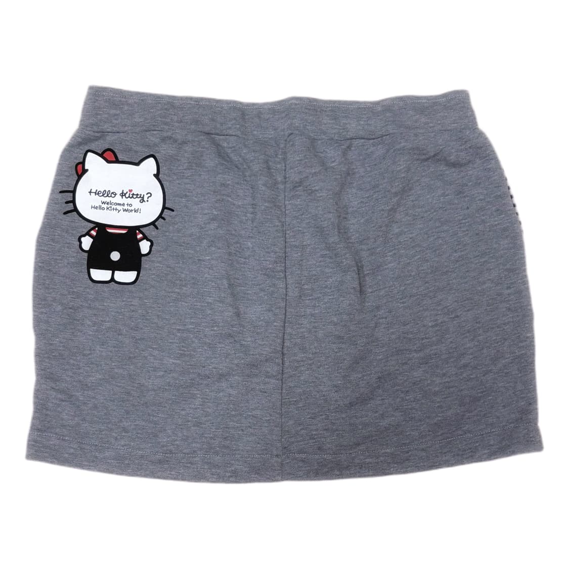 일본 헬로키티 핀터깔 스트라이프 포인트 갸루 츄바 스커트  상품이미지2