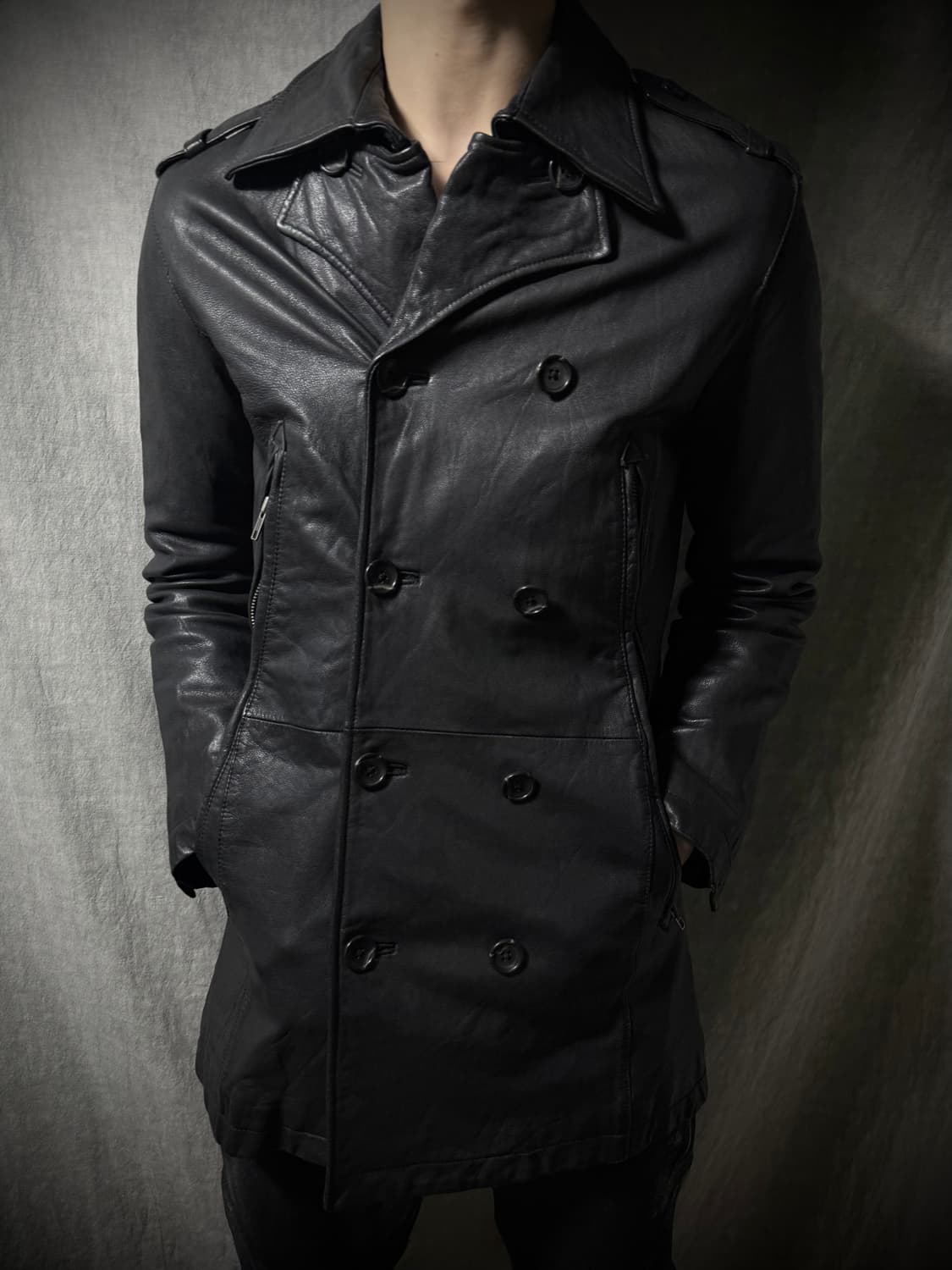 Custom Culture Goat Leather Coat 상품이미지1