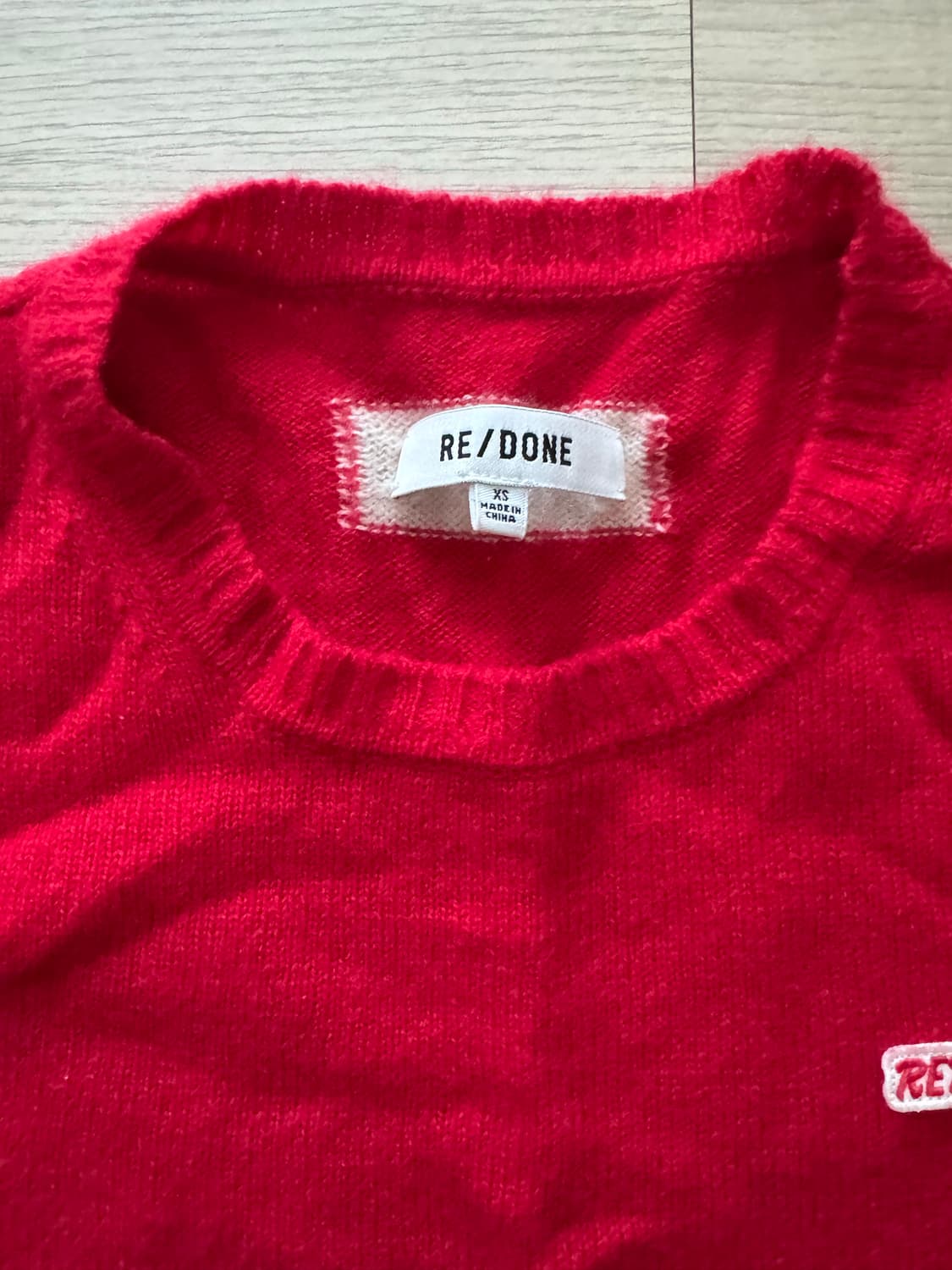 리던 레드 캐시미어 니트 상품이미지3