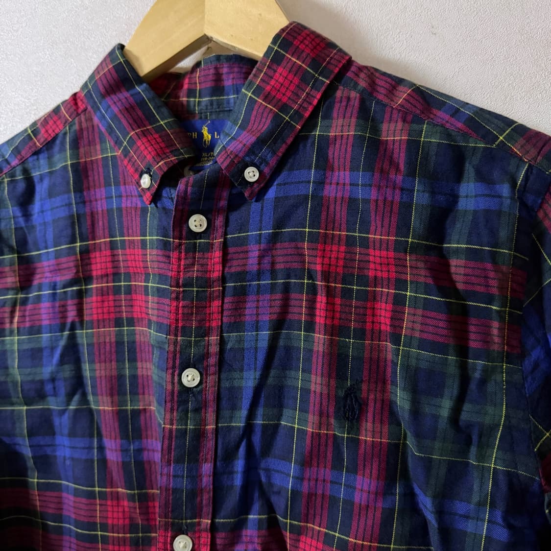 폴로 랄프로렌 크리스마스 패턴 셔츠 보이즈 XL (66-77) 상품이미지10