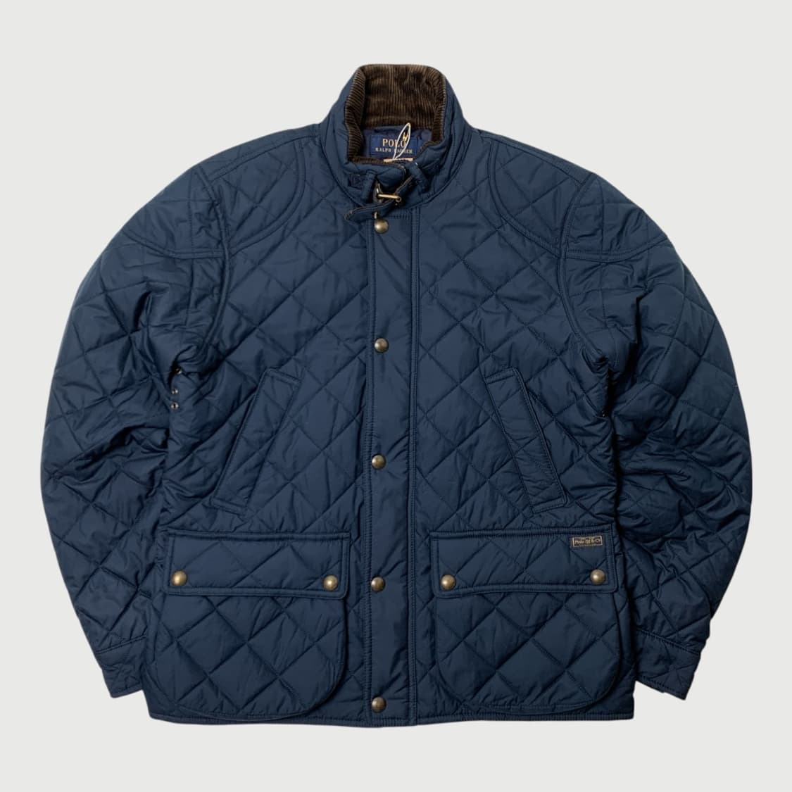 [L/정품] 폴로 랄프로렌 넥버클 네이비 퀼팅 자켓 상품이미지1