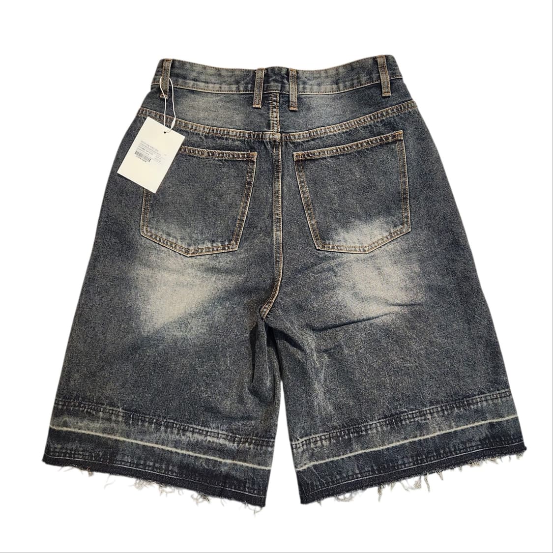 밀로아카이브 워시드 데님 버뮤다 팬츠 (M) 상품이미지2