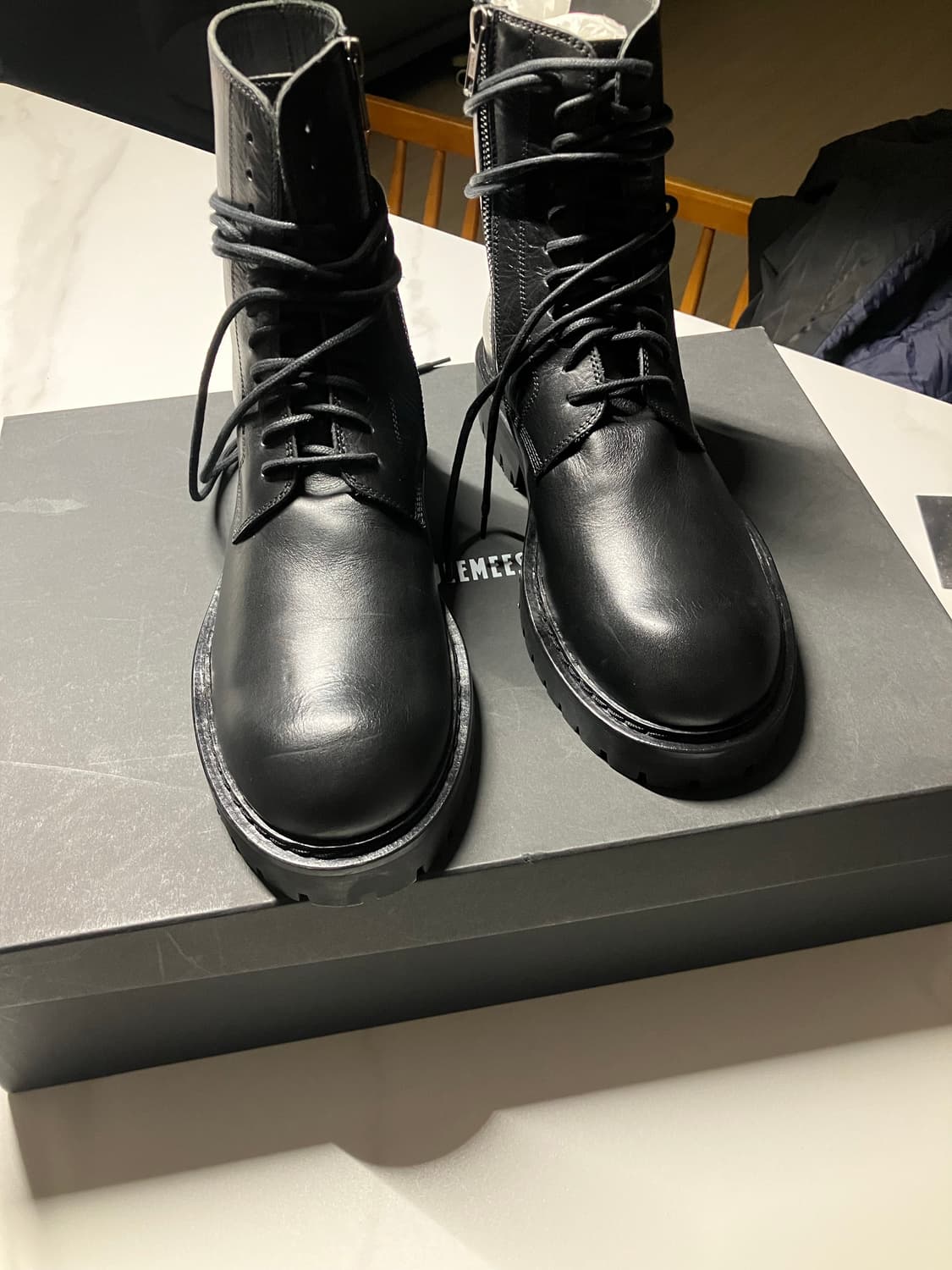 앤 드뮐미스터 백레이스 컴뱃부츠 265 상품이미지2