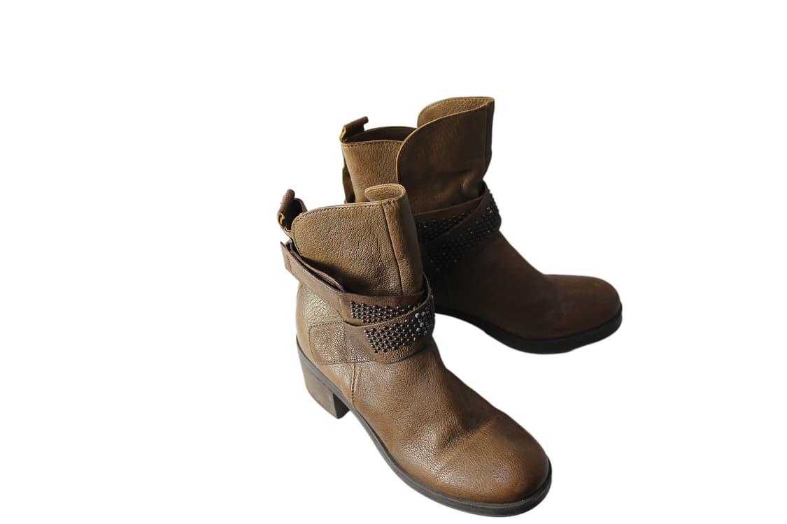 MANAS 마나스디자인 레더 스트랩 레더 부츠 상품이미지6