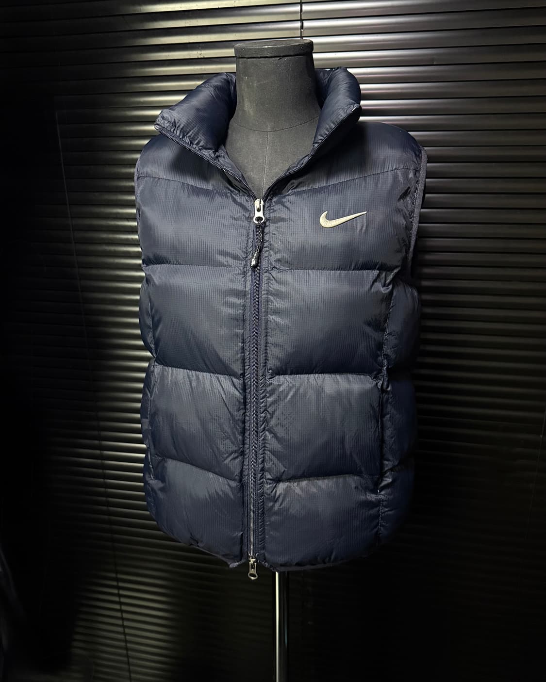 나이키 솜 패디드 패딩 조끼 남색 네이비 스우시 L 100 여자 여성 상품이미지1