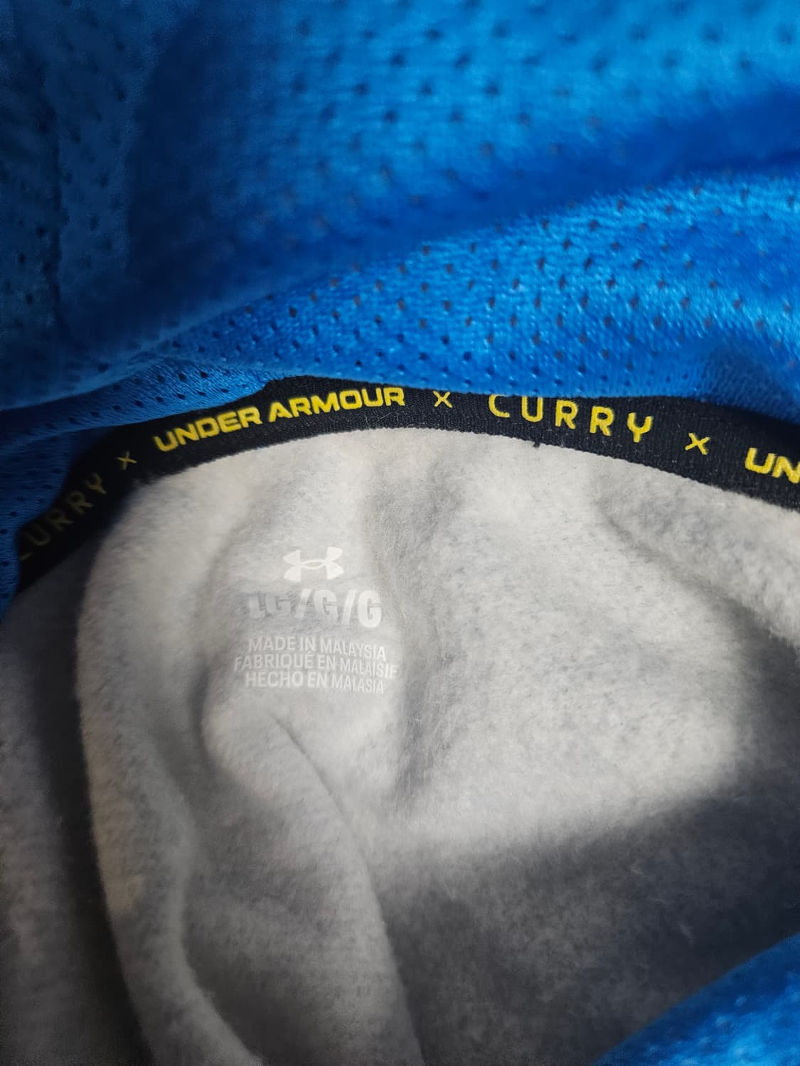 언더아머×커리 후드티 상품이미지1