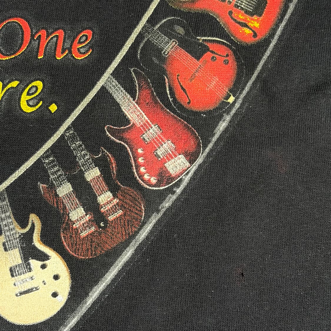 블랙 빈티지 기타 반팔 M 상품이미지6