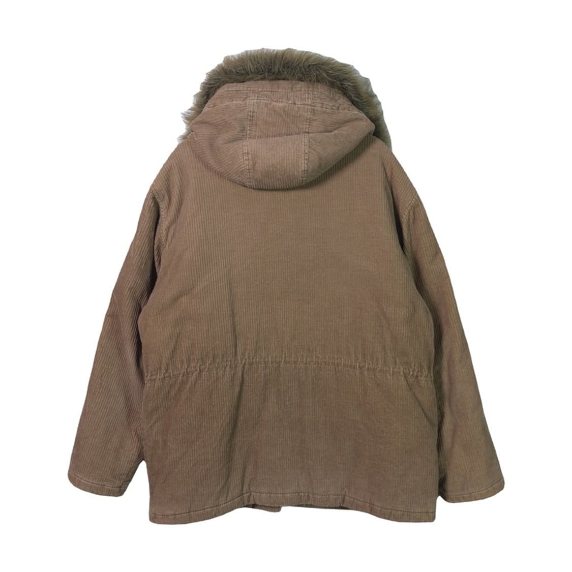 90s 빈티지 옴파로스 코듀로이 퍼 후드 야상 XL 상품이미지2