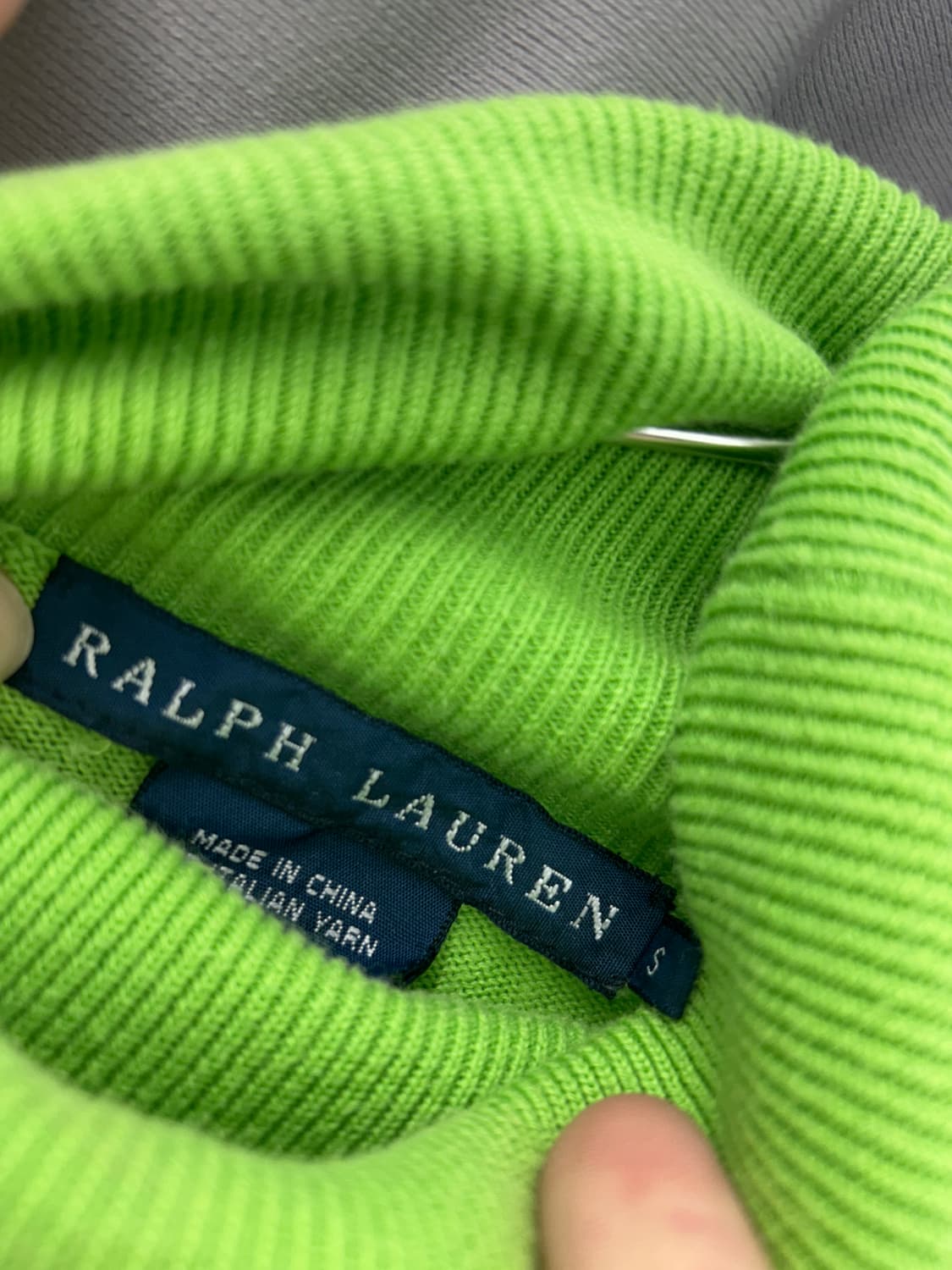 랄프로렌 네온 폴라니트 상품이미지2