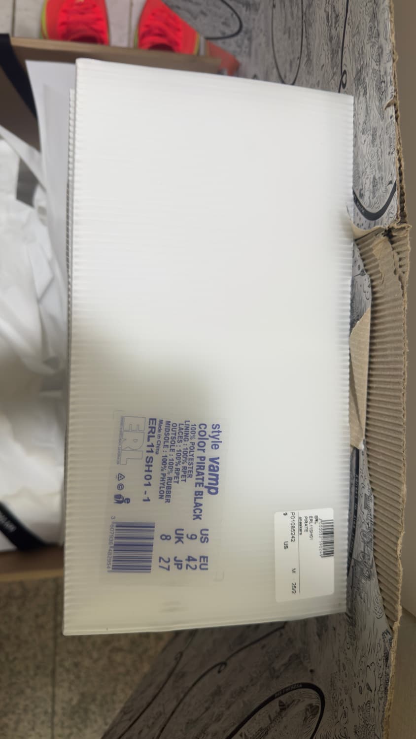 [US9] ERL 뱀프 스니커즈 뚱니커즈 새상품 상품이미지2