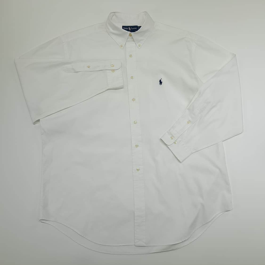 CN916 2XL 폴로 랄프로렌 화이트 긴팔 셔츠 남방 상품이미지2
