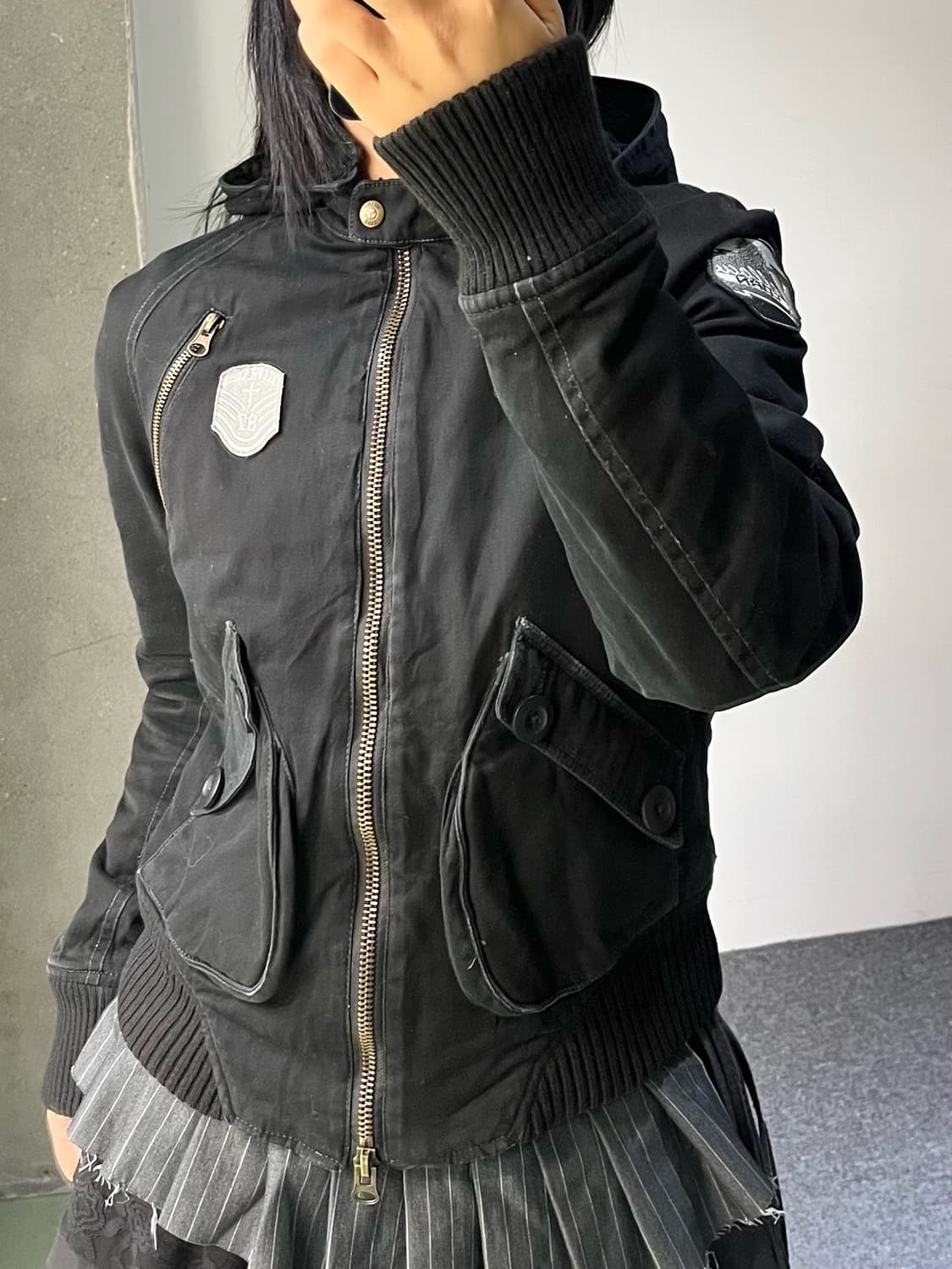 옐로우콘 90s 투웨이 모터 자켓 상품이미지2