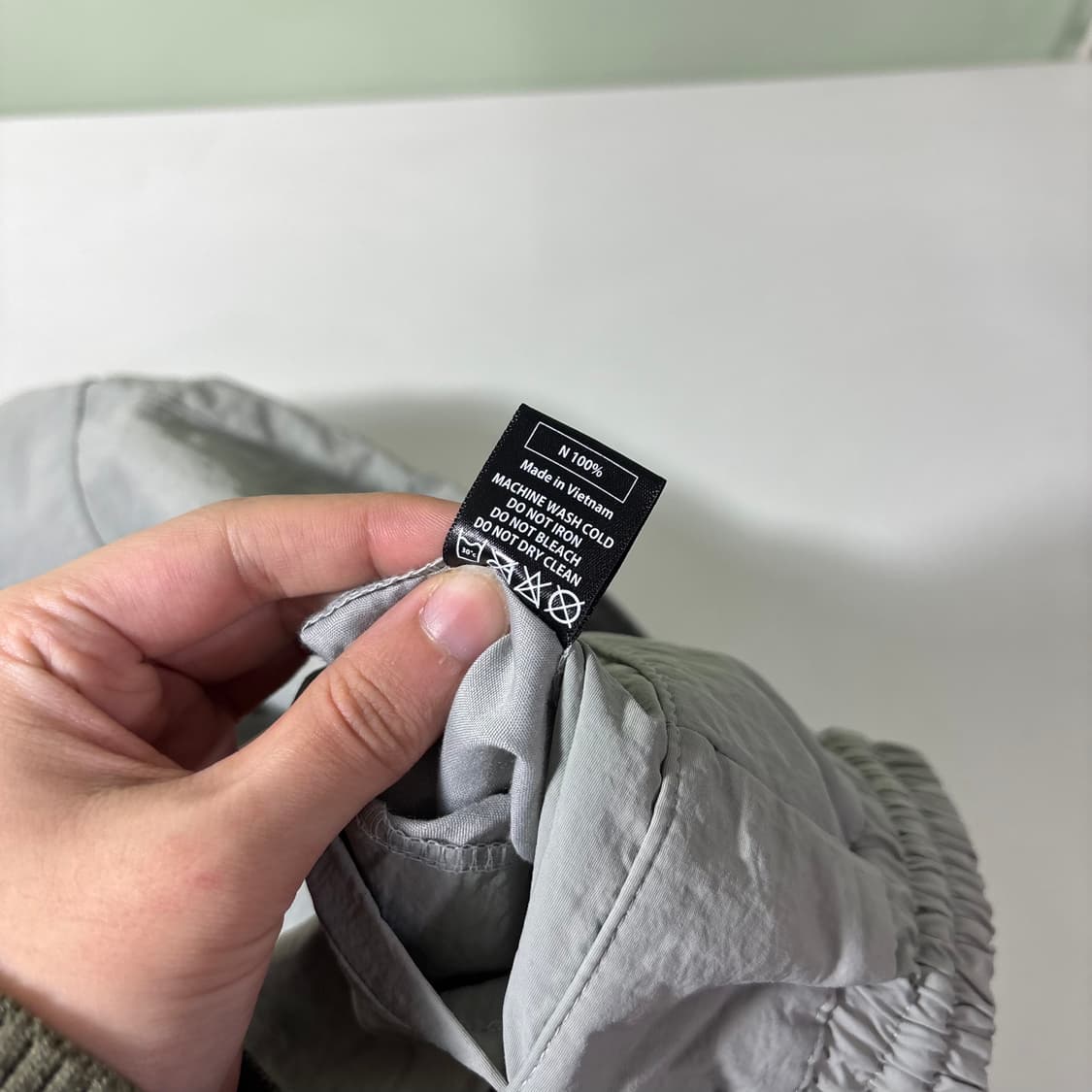 M 낫포너드 그레이 레귤러핏 파라슈트 카고 나일론팬츠 상품이미지6