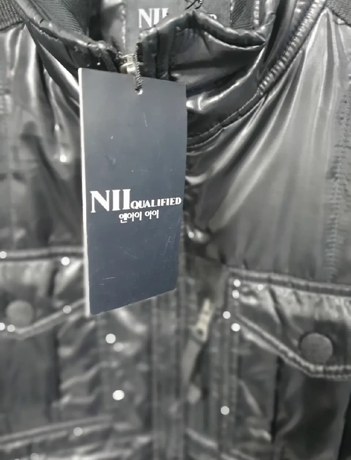 NII QUALIFIED 남성 유광퀼팅 자켓 상품이미지5