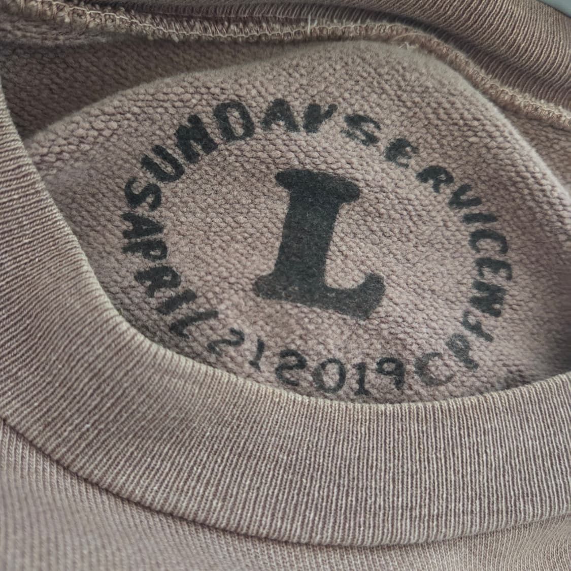 (L) 칸예웨스트 홀리스피릿 선데이 서비스 크루넥 상품이미지5