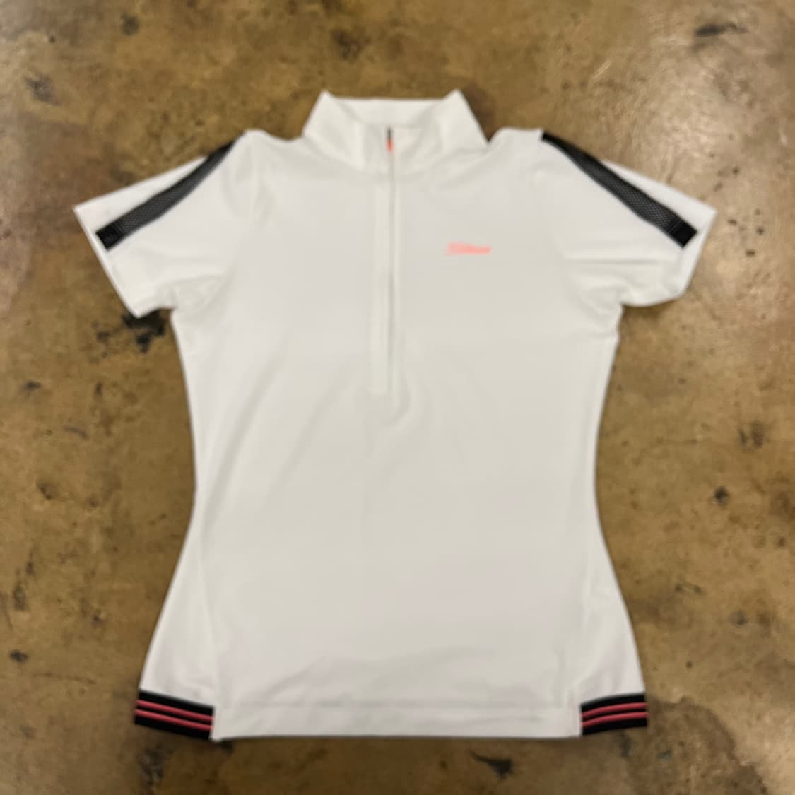 [정품/S] 타이틀리스트 화이트 골프 반팔 티셔츠 b12 상품이미지2