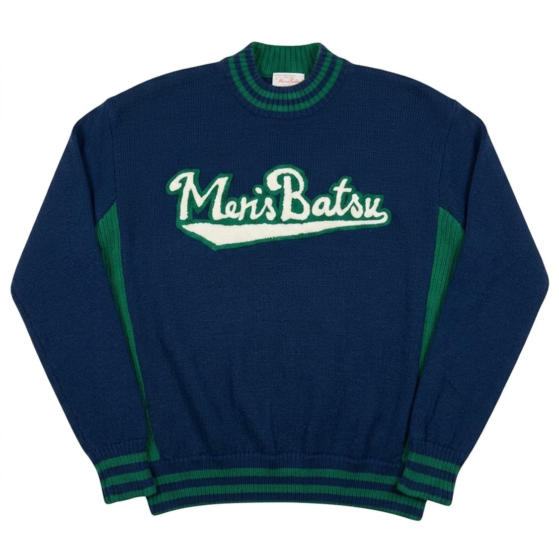 MEN’S BA-TSU 울 니트 상품이미지1