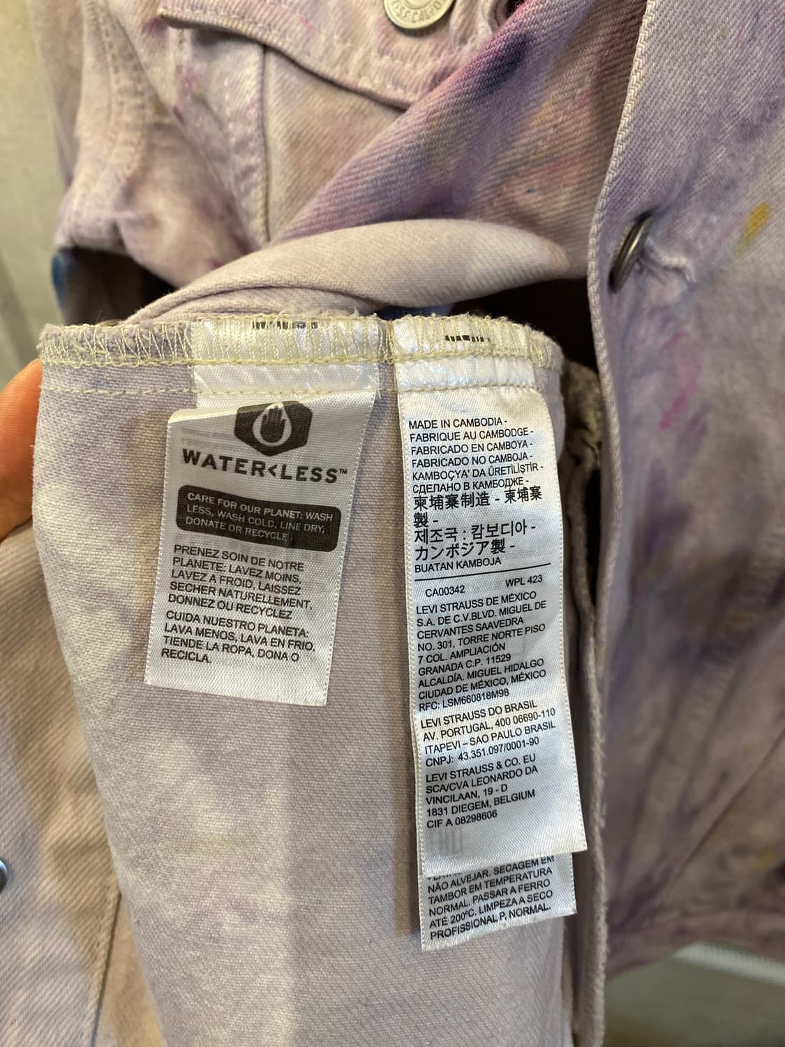 리바이스 빈티지 페인팅자켓 M 상품이미지4