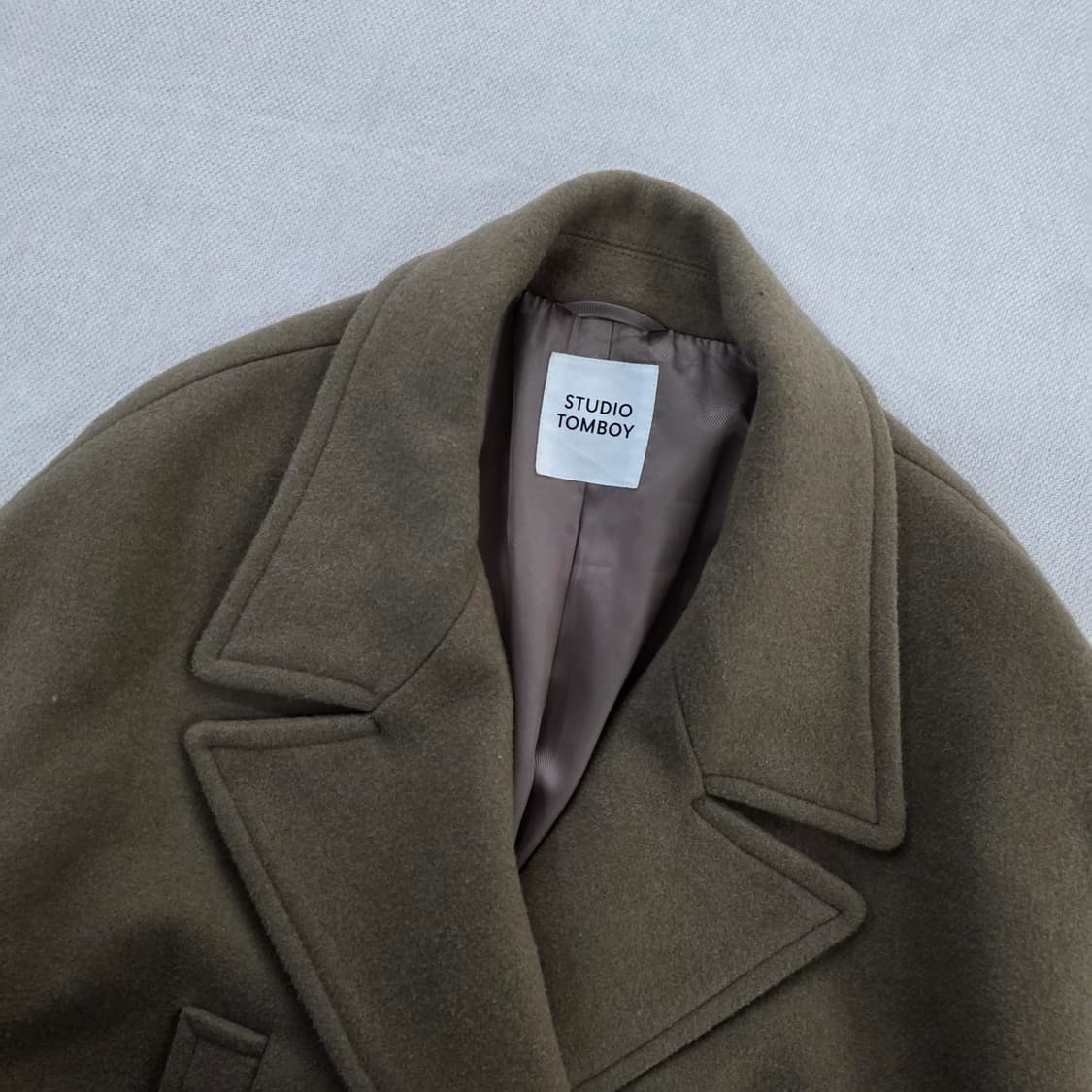 [80] 스튜디오 톰보이 울 더블코트 자켓 1230J 상품이미지2
