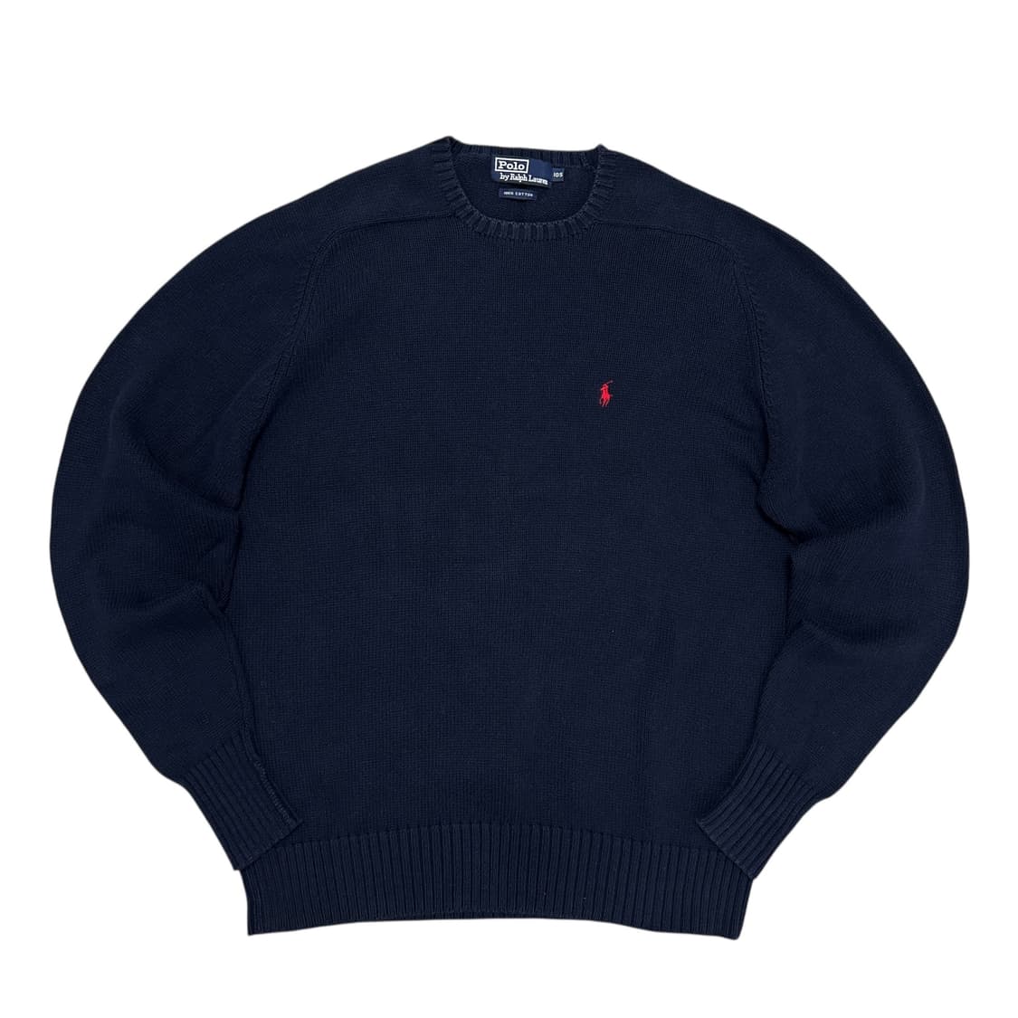 폴로 일경물산 네이비 코튼니트(105) 상품이미지1